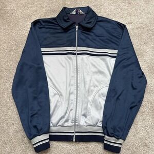 Vintage 80s Cal Sport Track Jacket XL Full Zip USA Made